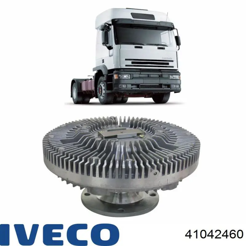 Вискомуфта вентилятора 41042460 Iveco