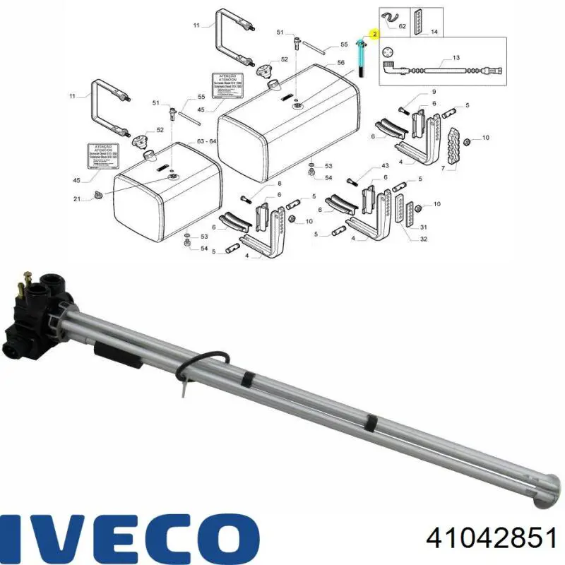 41042851 Iveco Датчик уровня топлива в баке