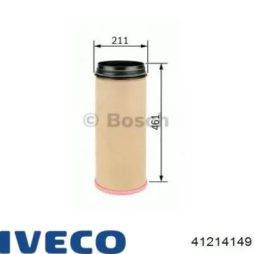 Фильтр воздушный насоса подачи вторичного воздуха Iveco 41214149 цена, от 29.03 USD