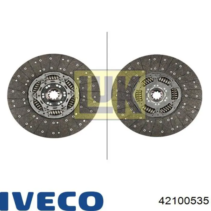 Диск сцепления 42100535 Iveco