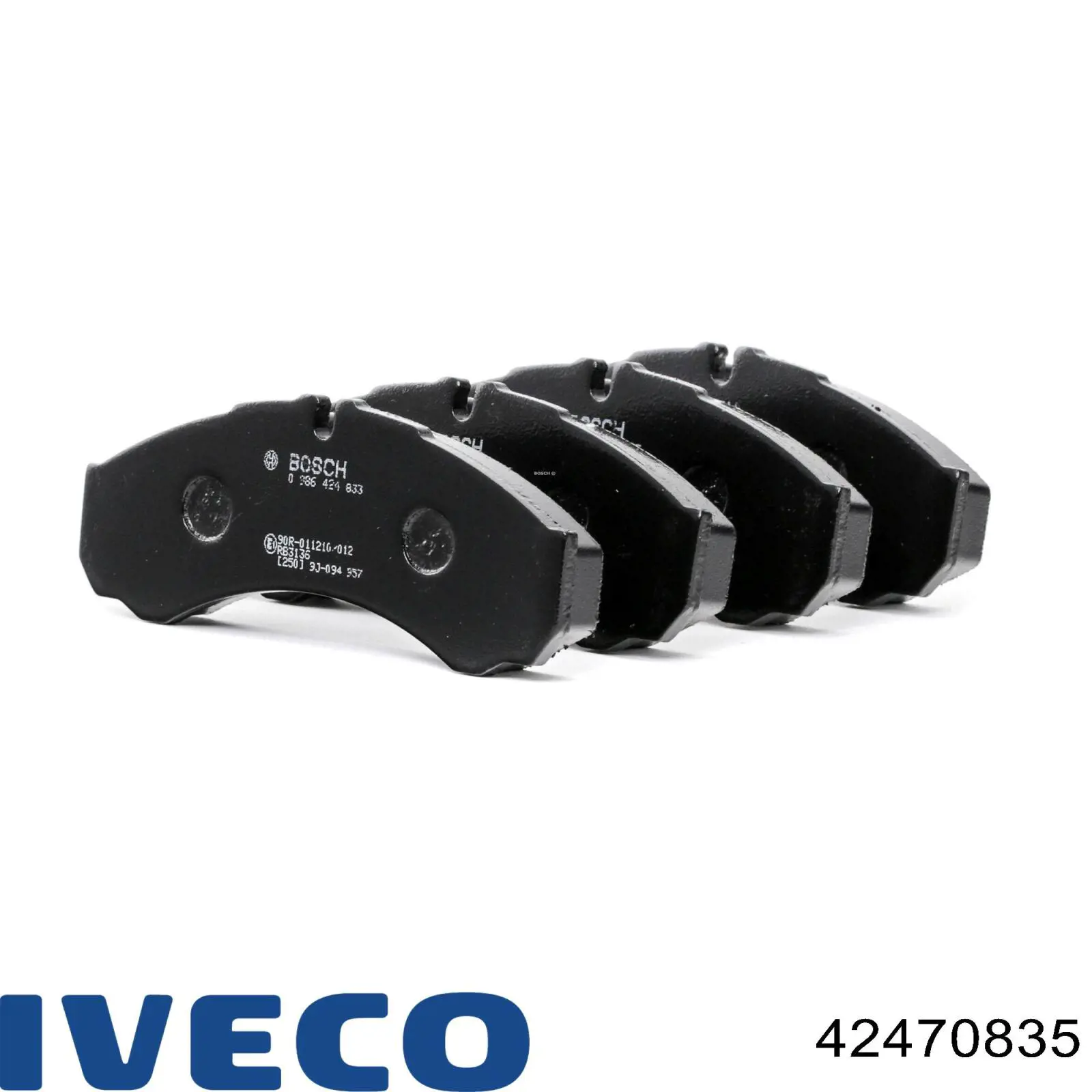 Купить 42470835 Iveco Колодки тормозные