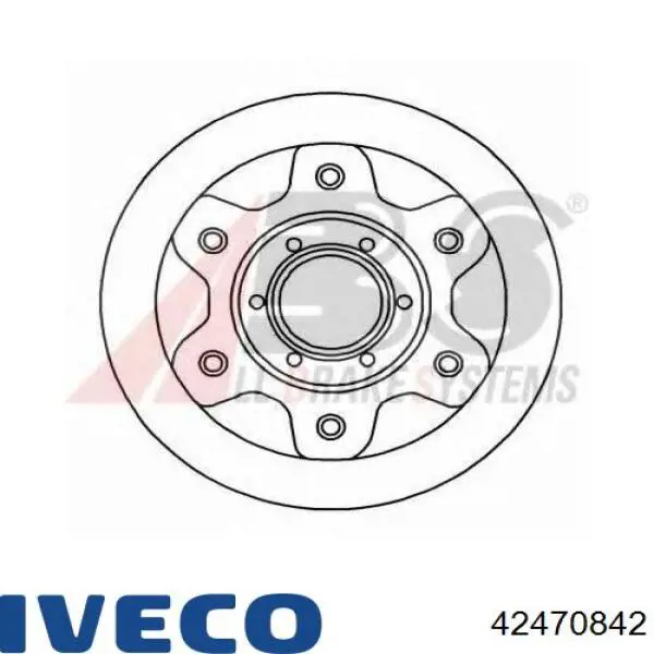 Купить 42470842 Iveco Ротор тормозной
