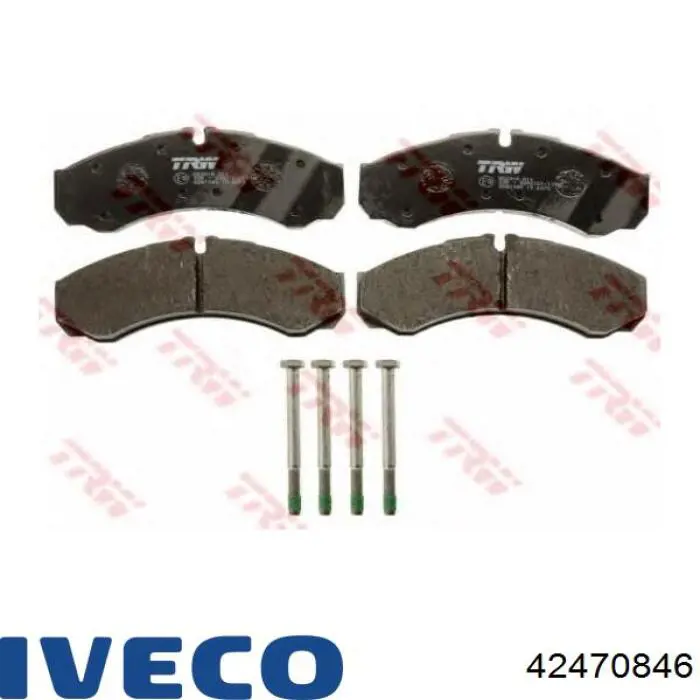 Купить 42470846 Iveco Колодки тормозные задние, дисковые