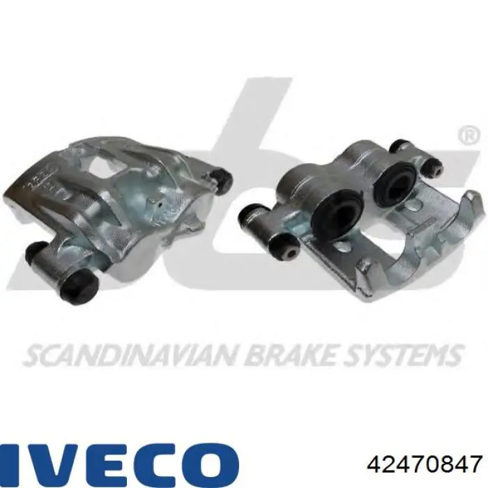 Суппорт задний левый 42470847 Iveco