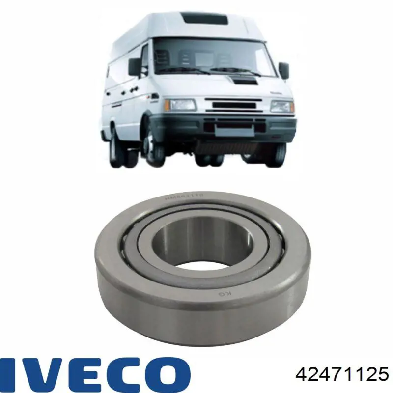 Подшипник хвостовика заднего моста внутренний 0019810005 Mercedes