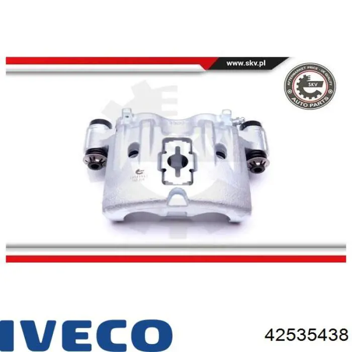 42535438 Iveco suporte do freio traseiro esquerdo