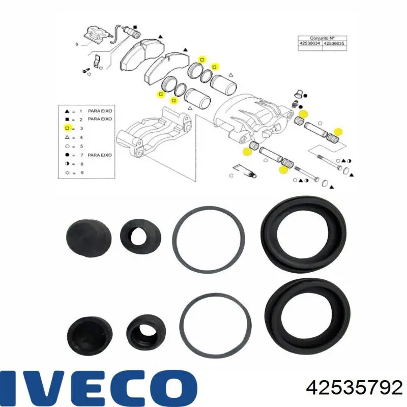 Ремкомплект суппортов Fast FT32258 цена, от 4.39 USD
