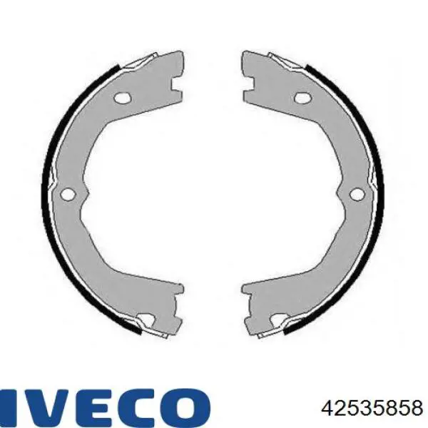 42535858 Iveco Барабанные тормозные колодки