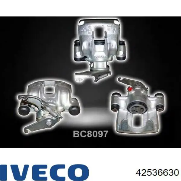 Суппорт тормозной левый задний Iveco 42536630