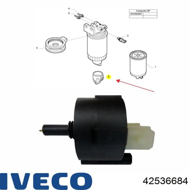42536684 Iveco Датчик уровня топлива в баке