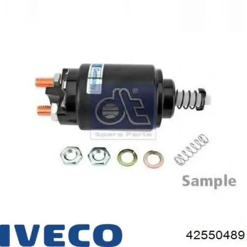 Втягивающее реле стартера 42550489 Iveco