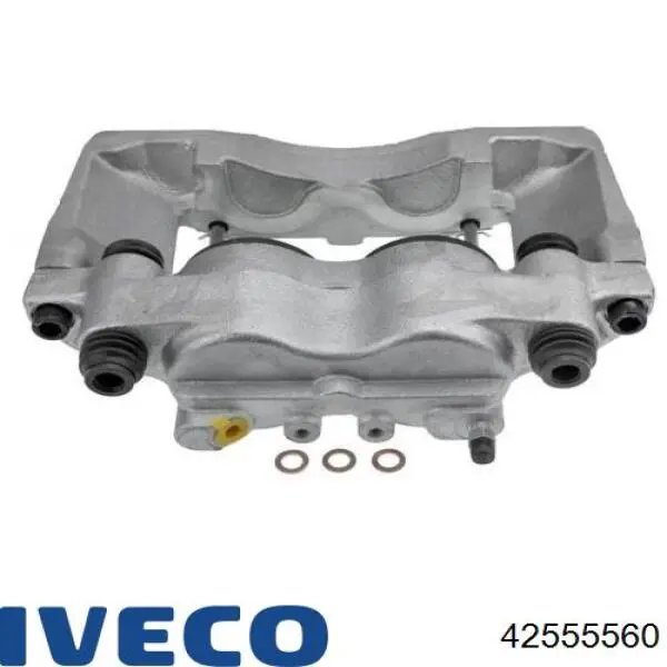 Суппорт тормозной передний правый 42555560 Iveco