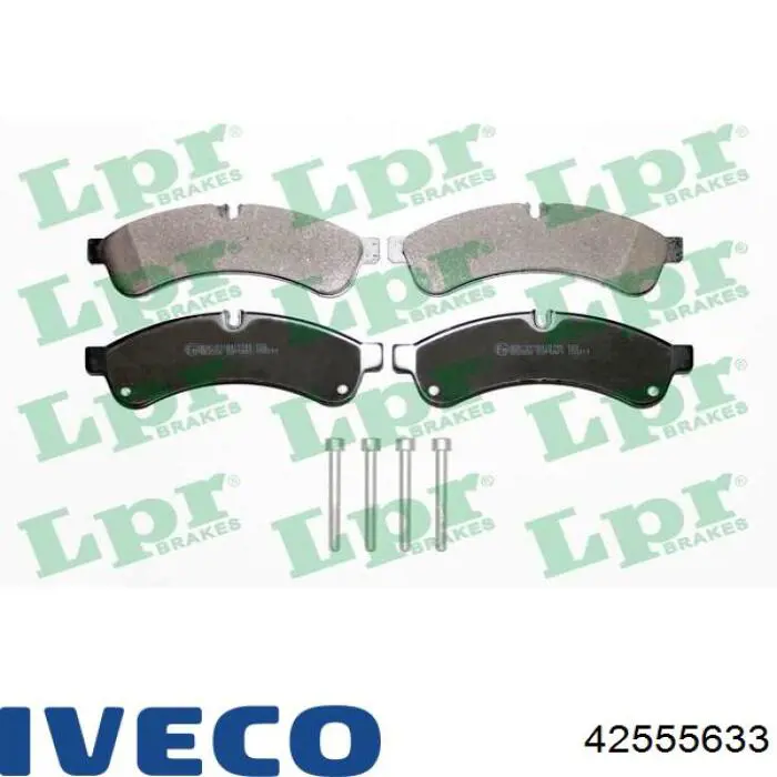 Купить 42555633 Iveco Колодки тормозные задние, дисковые