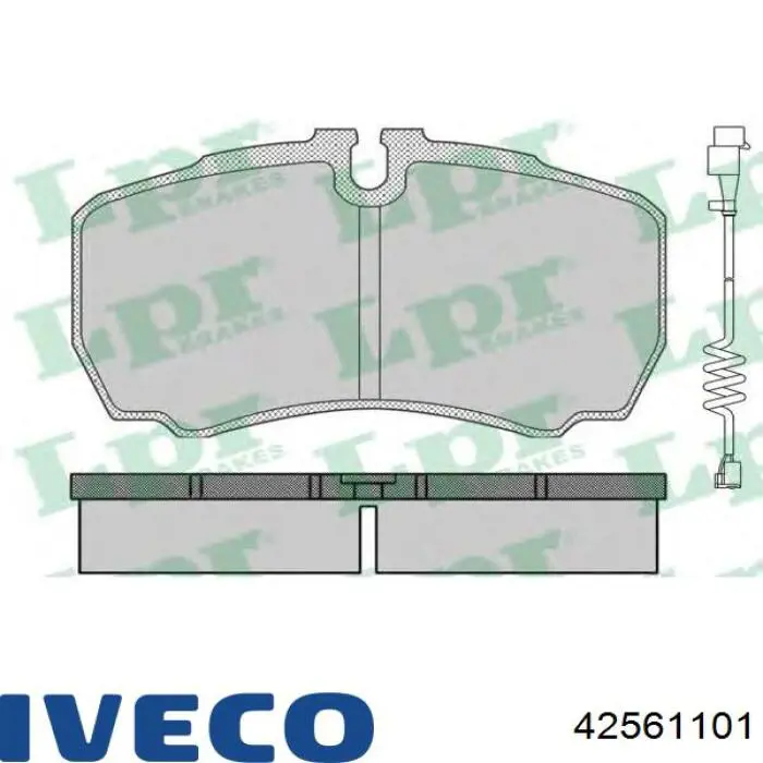 42561101 Iveco Колодки тормозные дисковые комплект