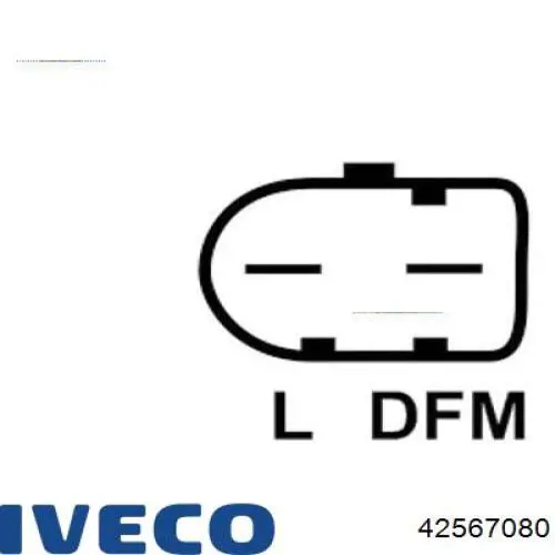 Реле зарядки генератора Iveco 42567080 цена, от 22.90 USD