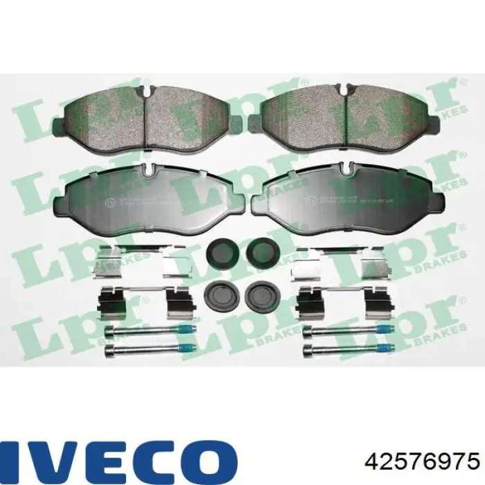 Передние тормозные колодки 42576975 Iveco