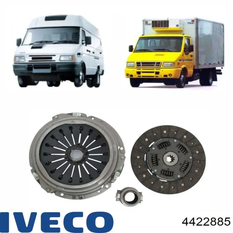 Купить 4422885 Iveco Подвесные подушки глушителя
