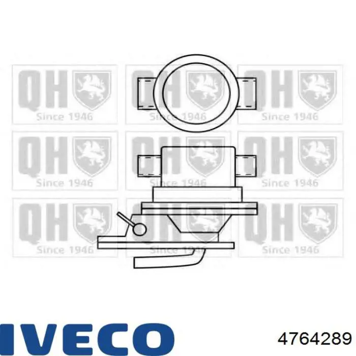 Топливный насос ручной подкачки 4764289 Iveco