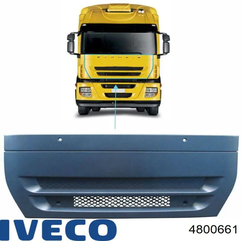 Соединительный хомут выпускного коллектора 4800661 Iveco
