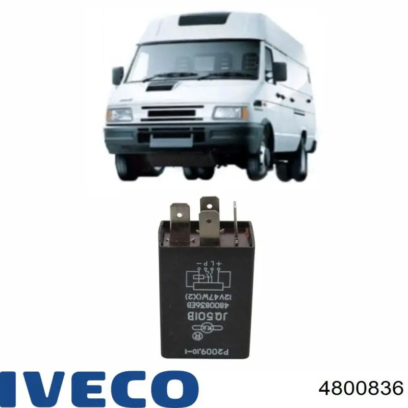 Реле поворотов 4800836 Iveco