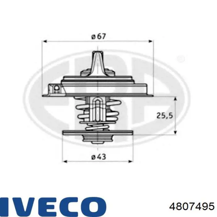 Термостат 4807495 Iveco