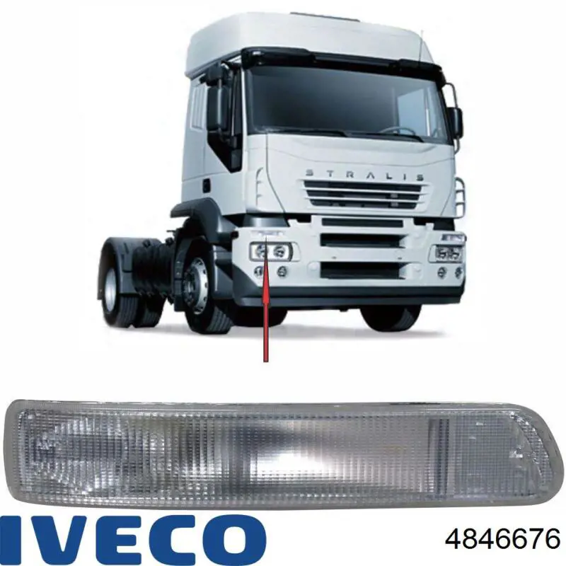 Купить 4846676 Iveco Датчик света заднего хода