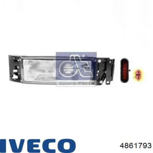 Правая блок фара Iveco 4861793 цена, от 67.39 USD