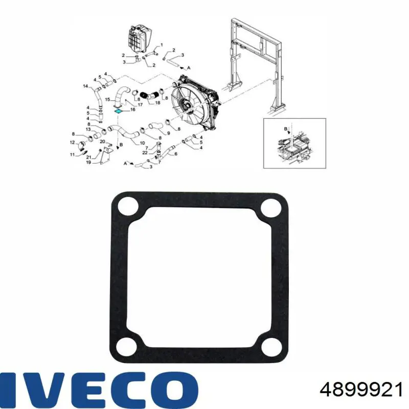 4899921 Iveco Герметик синий, уксусный