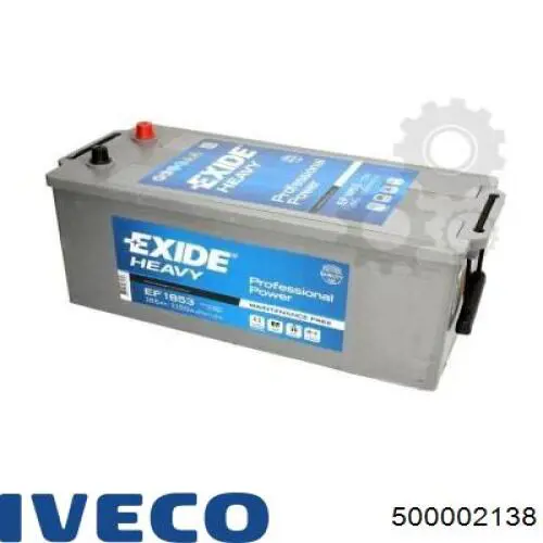 Аккумулятор Iveco 500002138