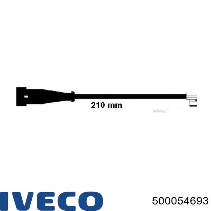 Датчик износа тормозных колодок передний 500054693 Iveco