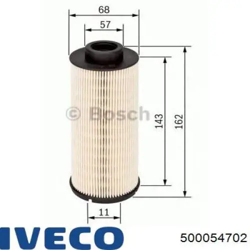 Фильтр тонкой очистки топлива Iveco 500054702 цена, от 22.42 USD