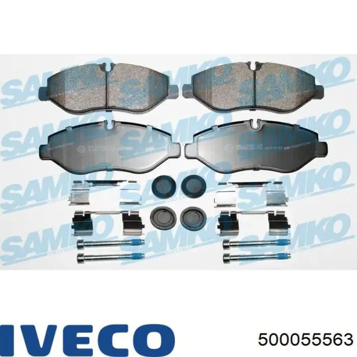 Передние тормозные колодки 500055563 Iveco