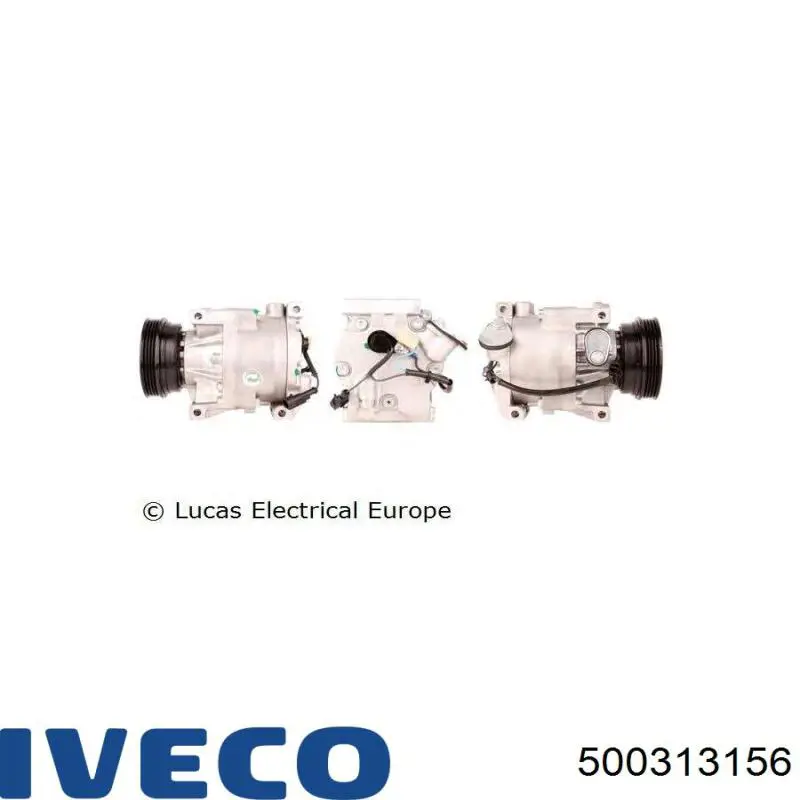 500313156 Iveco компрессор кондиционера