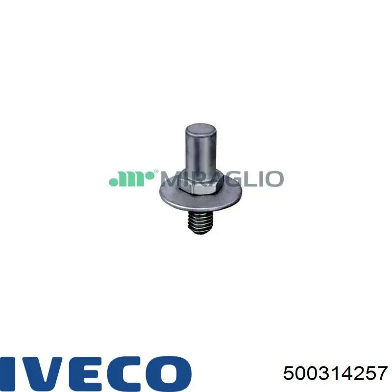 500314257 Iveco fecho da porta dianteira esquerda