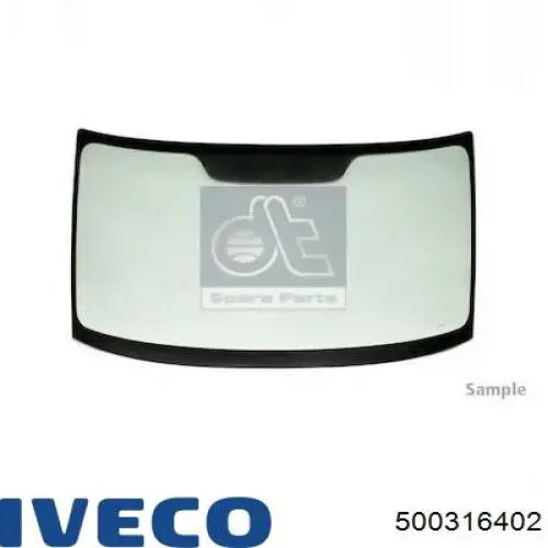 500316402 Iveco лобовое стекло