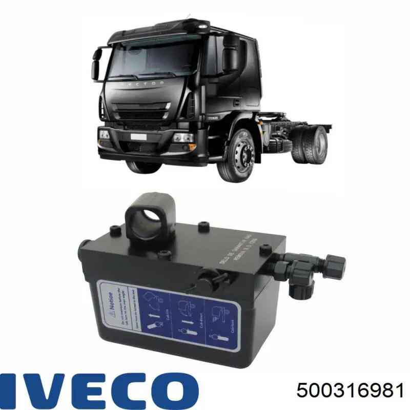 Насос подъема кабины Iveco 504172822