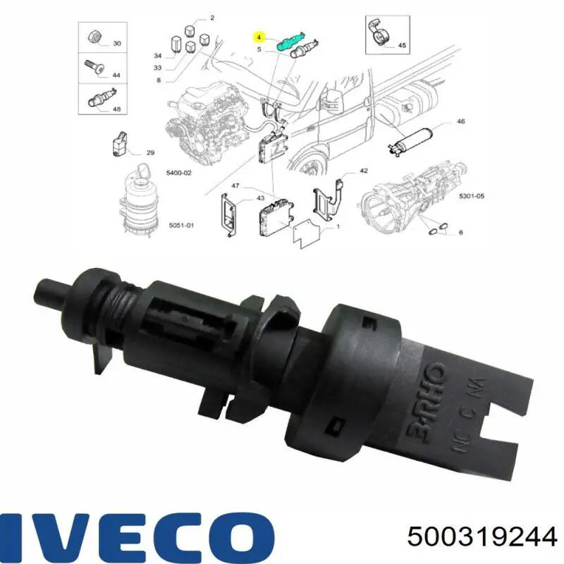Лягушка Iveco 500319244 цена, от 5.02 USD