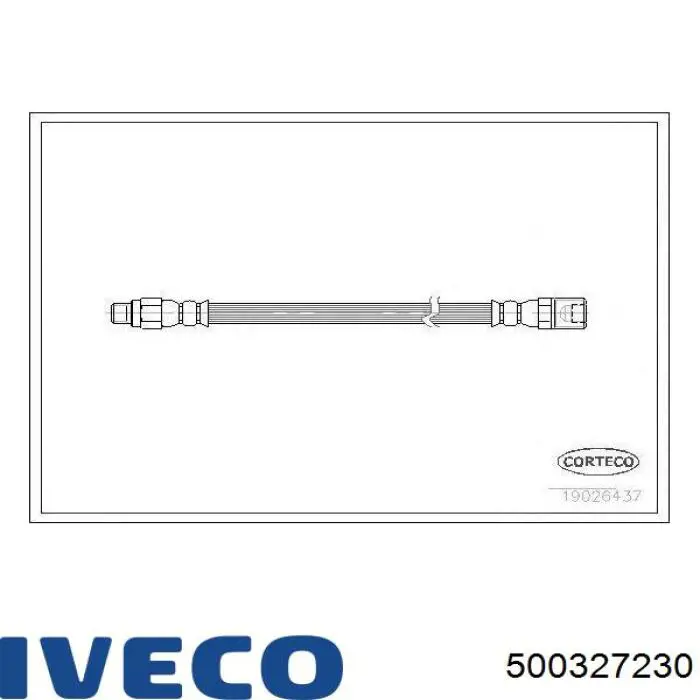 500327230 Iveco шланг тормозной задний