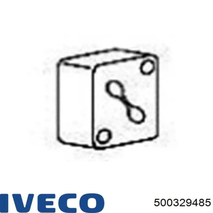 500329485 Iveco Крепление глушителя
