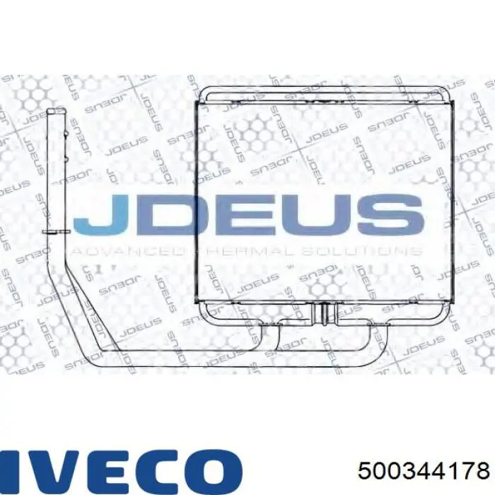 Купить 500344178 Iveco Радиатор печки