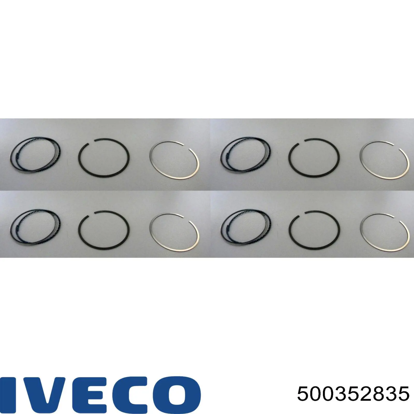 500352835 Iveco Комплект поршневых колец, STD