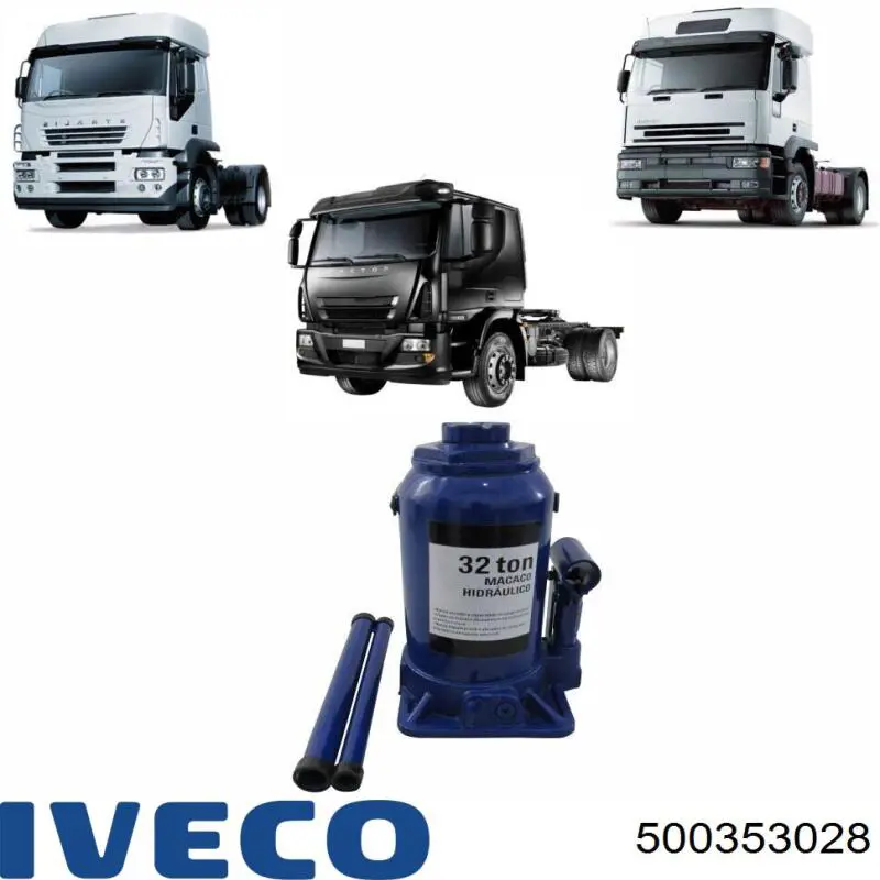 Кран ручника 500353028 Iveco