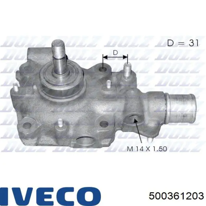 Помпа 500361203 Iveco