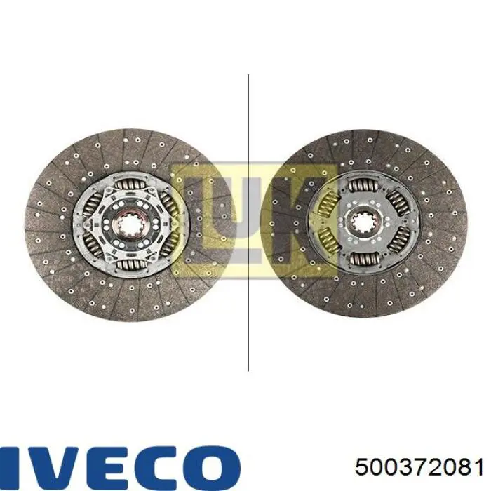 Диск сцепления 500372081 Iveco