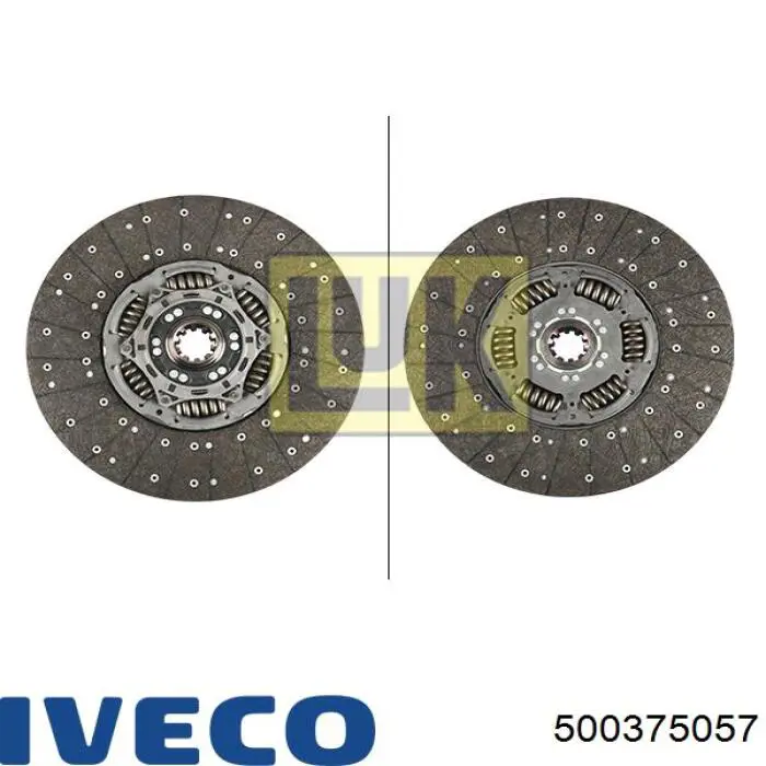 Диск сцепления 500375057 Iveco