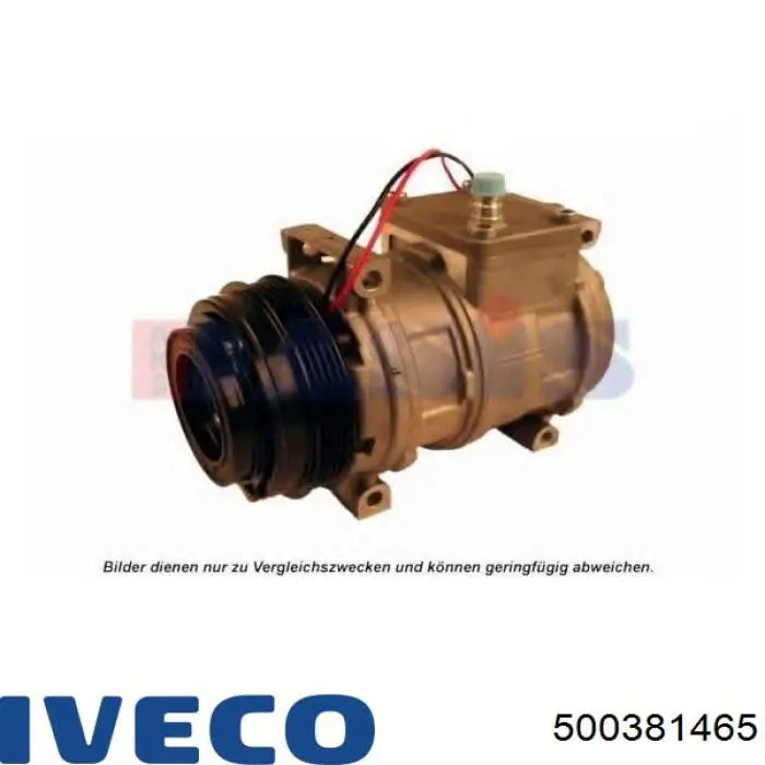 Компрессор кондиционера 500381465 Iveco