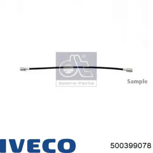 Шланг тормозной передний 500399078 Iveco