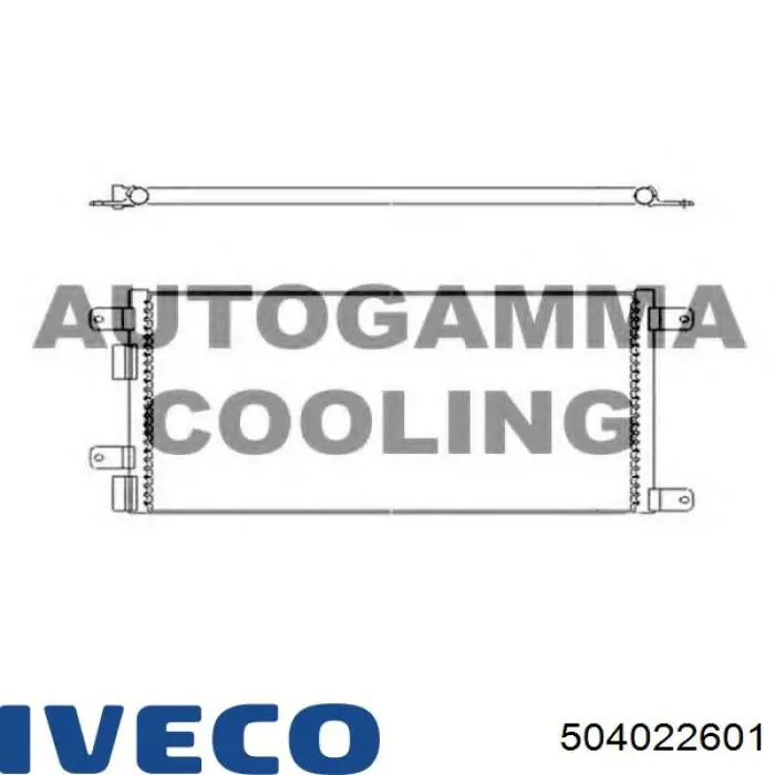 504022601 Iveco Конденсатор