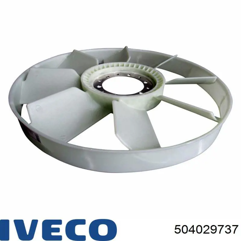 Вентилятор/крыльчатка радиатора охлаждения Iveco 504029737 цена, от 74.66 USD