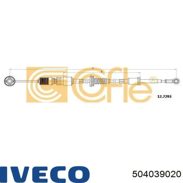 504039020 Iveco Трос выбора передачи